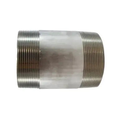 Midland Industries 48234 - Welded Pipe Nipple, 4" MPT x 4" MPT, 10" L, Stainless Steel, SCH 40