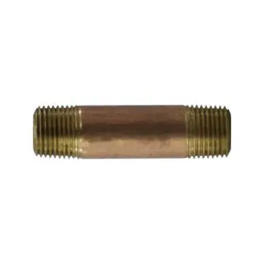 Midland Industries 42063 - Nipple, 1/2" MPT x 1/2" MPT, 2-1/2", Brass