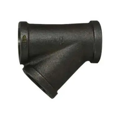 Midland Industries 64965 - Lateral Wye, 1" FPT x 1" FPT x 1" FPT, Iron, Galvanized