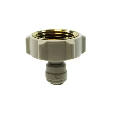 Midland Industries 20950P - Adapter, 1/4" Push-In x 3/4" FGH, Plastic