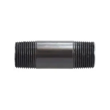 Midland Industries 55165 - Pipe Nipple, 2" MPT x 2" MPT, 4-1/2" L, PVC, Dark Gray, SCH 80 Schedule