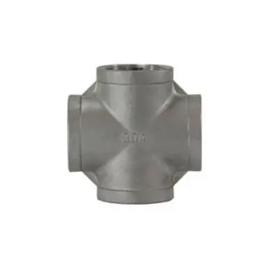 Midland Industries 62394 - Cross, 3/4" FPT x 3/4" FPT x 3/4" FPT x 3/4" FPT, Stainless Steel