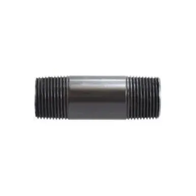 Midland Industries 55211 - Pipe Nipple, 3" MPT x 3" MPT, 10" L, PVC, Dark Gray, SCH 80 Schedule