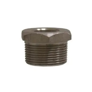 Midland Industries 103521 - Hex Bushing, 1-1/2" MPT x 1/2" FPT, Stainless Steel, 3000 lb