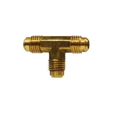Midland Industries 10164 - Union Tee, 3/4" Male Flare x 3/4" Male Flare x 3/4" Male Flare, Brass