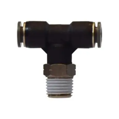 Midland Industries 20111C - Swivel Branch Tee, 1/2" Tube OD x 1/2" Male NPTF x 1/2" Tube OD,