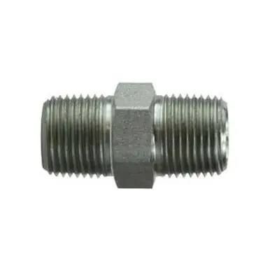 Midland Industries 54041612 - Hex Nipple, 1" MPT x 3/4" MPT, Steel