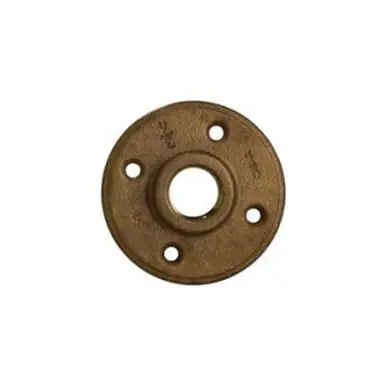 Midland Industries 44781 - Floor Flange, 3/4" FPT, Bronze, 125
