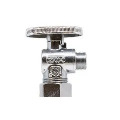 Midland Industries 746457 - 90° Angle Supply Stop, 5/8 x 3/8" Nominal, Compression x Compression