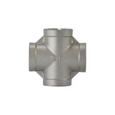 Midland Industries 63398 - Cross, 2" FPT x 2" FPT x 2" FPT x 2" FPT, Stainless Steel