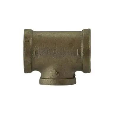 Midland Industries 44330LF - Reducing Tee, 2" FIP x 2" FIP x 1" FIP, Bronze