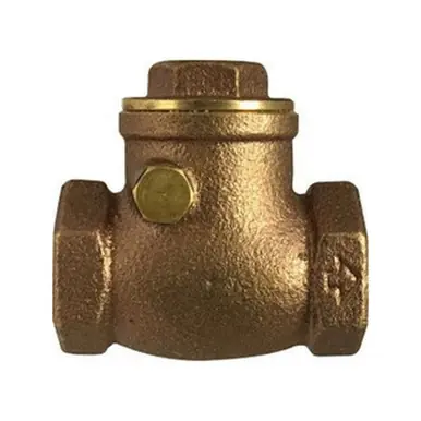 Midland Industries 940352 - Swing Check Valve, 1/2" Nominal, FPT, C85700 Brass Body, Import