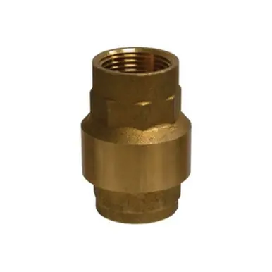 Midland Industries 944402V - In-Line Check Valve, 3/8" Nominal, NPT(F) x NPT(F), Brass Body,