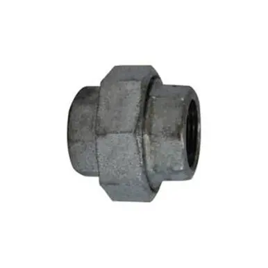 Midland Industries 64607 - Union, 1-1/2" FPT x 1-1/2" FPT, Iron, Galvanized, 150 lb