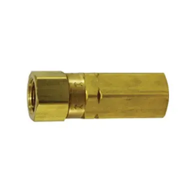 Midland Industries 46513 - High Pressure Check Valve, 1/4" Nominal, FIP x FIP, Brass Body, Domestic