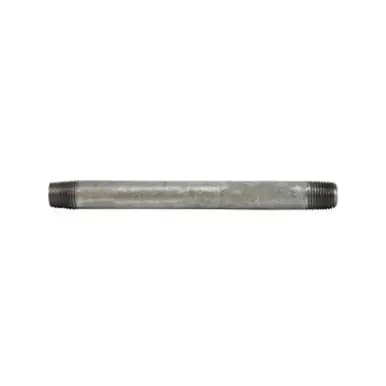 Midland Industries 56012 - Welded Pipe Nipple, 1/8" MPT x 1/8" MPT, 7" L, Steel, Galvanized, SCH 40