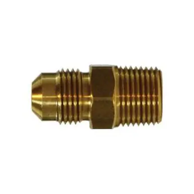 Midland Industries 10270 - Adapter, 1/2" Male Flared x 3/4" Male NPTF, Brass
