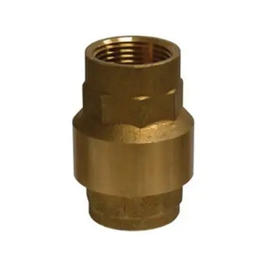 Midland Industries 944409 -" -Line Check Valve, 2-1/2" Nominal, NPT(F) x NPT(F), Brass Body, Import