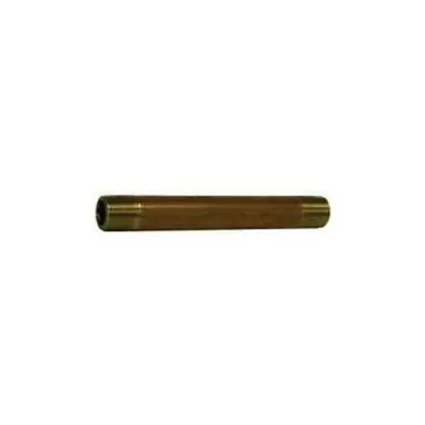 Midland Industries 42008 - Nipple, 1/8" MPT x 1/8" MPT, 4-1/2", Brass