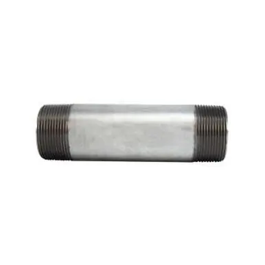 Midland Industries 56144 - Welded Pipe Nipple, 1-1/2" MPT x 1-1/2" MPT, 3-1/2" L, Steel, Galvanized