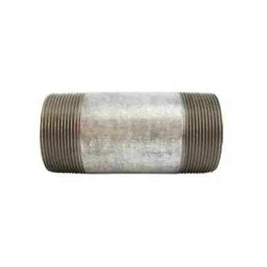 Midland Industries 56218 - Welded Pipe Nipple, 3" MPT x 3" MPT, 60" L, Steel, Galvanized, SCH 40