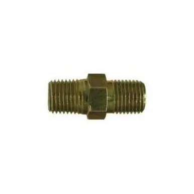 Midland Industries 5404168 - Hex Nipple, 1" MPT x 1/2" MPT, Steel