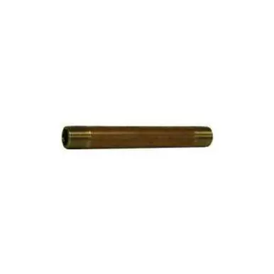 Midland Industries 40279 - Seamless Pipe Nipple, 3/4" MPT x 3/4" MPT, 30" Brass