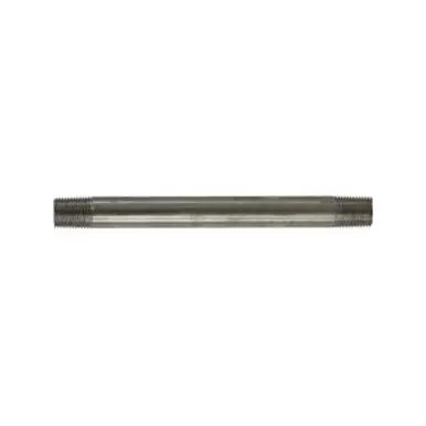 Midland Industries 48011 - Welded Pipe Nipple, 1/8" MPT x 1/8" MPT, 6" L, Stainless Steel, SCH 40