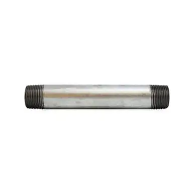 Midland Industries 56088 - Welded Pipe Nipple, 3/4" MPT x 3/4" MPT, 5" L, Steel, Galvanized, SCH 40