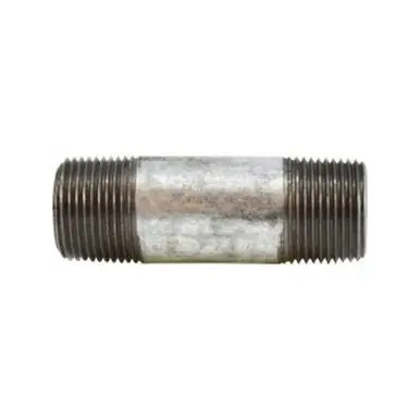 Midland Industries 58081 - Pipe Nipple, 3/4" MPT x 3/4" MPT, 1-1/2" L, Steel, Galvanized, SCH 80