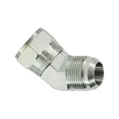 Midland Industries 65028 - 45° Swivel Nut Elbow, 3/4" Female JIC x 3/4" Male JIC