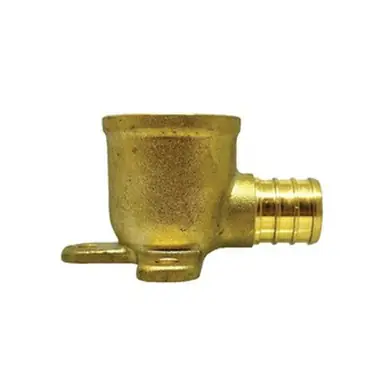 Midland Industries 35096 - 90° Drop Ear Elbow, 3/4" PEX x 3/4" FIP, Brass