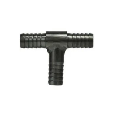 Midland Industries 34562 - Tee, 1/4" Hose Barbed x 1/4" Hose Barbed x 1/4" Hose Barbed, Stainless