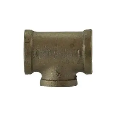 Midland Industries 44280LF - Reducing Tee, 1/2" FIP x 1/2" FIP x 3/4" FIP, 4.84, Bronze