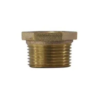Midland Industries 38110-4008 - Hex Bushing, 2-1/2" MPT x 1/2" FPT, Bronze