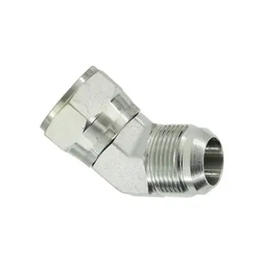 Midland Industries 650212 - 45° Swivel Nut Elbow, 3/4" JIC x 3/4" JIC, Steel