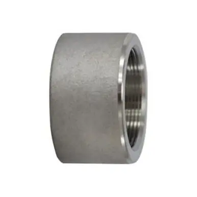 Midland Industries 105778 - Half Coupling, 2" FPT x 2" Stainless Steel, 3000 lb