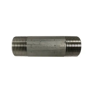 Midland Industries 48100 - Pipe Nipple, 1" 1" 1-1/2" L, Stainless Steel, SCH 40 Schedule