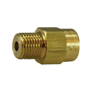 Midland Industries 46505 - High Pressure Check Valve, 1/4 x 1/4" Nominal, MIP x FIP, Brass Body,