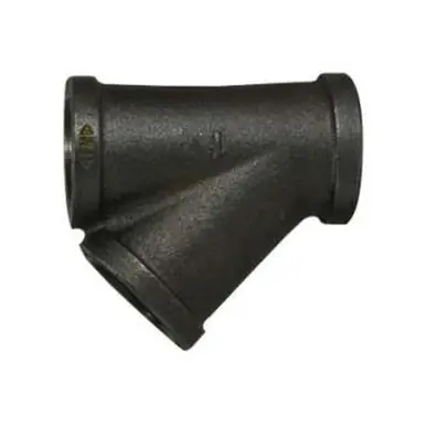 Midland Industries 64967 - Lateral Wye, 1-1/2" FPT x 1-1/2" FPT x 1-1/2" FPT, Iron, Galvanized