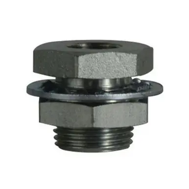 Midland Industries 28308 - Adapter, 3/8" NPTF x 1" UNS, Steel