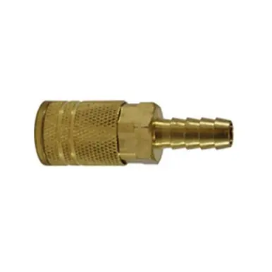 Midland Industries 28564 - Industrial Interchange Coupler, 3/8" Hose Barbed, Brass