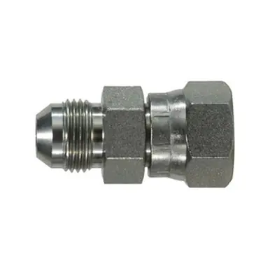 Midland Industries FS65041616 - Swivel Adapter, 1" Male JIC 37° Flared x 1" Female ORFS, Steel