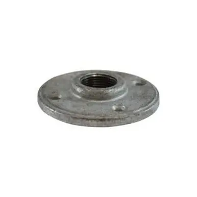 Midland Industries 64692 - Round Floor Flange, 1/2" FPT, Iron, Galvanized, 150