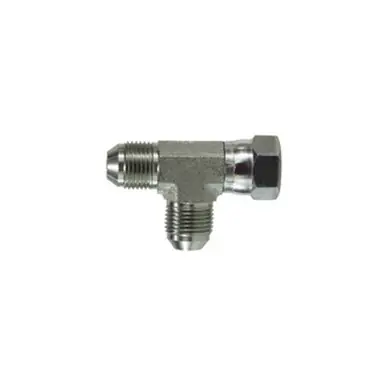 Midland Industries 66026 - Swivel Run Tee, 3/8" MJIC x 3/8" FJIC x 3/8" MJIC, Steel