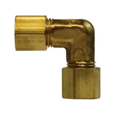 Midland Industries 26127 - Elbow w/ 26007 Captive Sleeve Nut, 1/2" 1/2", Brass