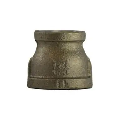 Midland Industries 44442LF - Reducing Coupling, 1" FPT x 3/4" FPT, Bronze
