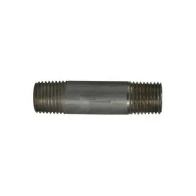 Midland Industries 76021 - Pipe Nipple, 1/4" MPT x 1/4" MPT, 1-1/2" L, Aluminum