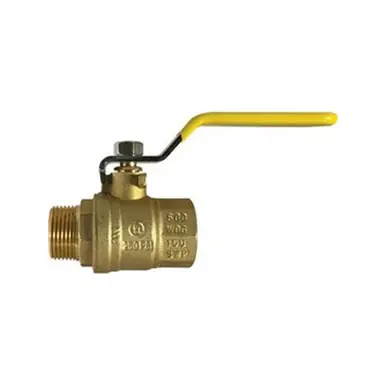 Midland Industries 948170 - Ball Valve, 1/4" Nominal, MPT x FPT, 600 psi WOG Pressure, -20 to 300° F