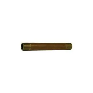 Midland Industries 42007 - Nipple, 1/8" MPT x 1/8" MPT, 4" Brass
